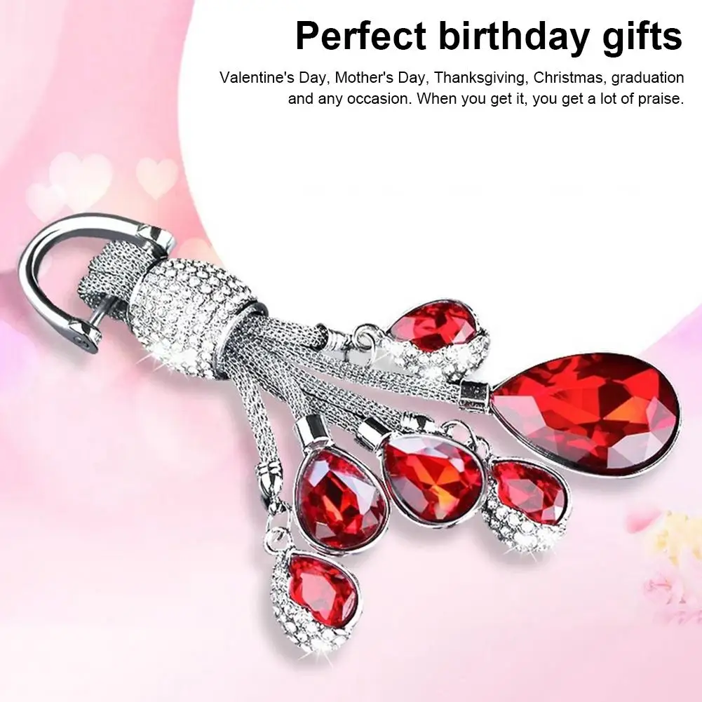 Ашины воды брелок капля для ключей инновационные искусственные хрустальные