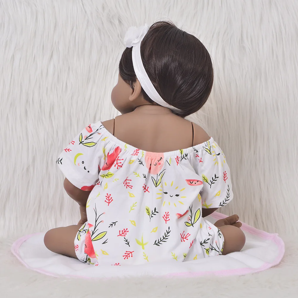 Кукла-младенец Reborn 55 см с милой 1 шт. магнитная соска полностью силиконовая