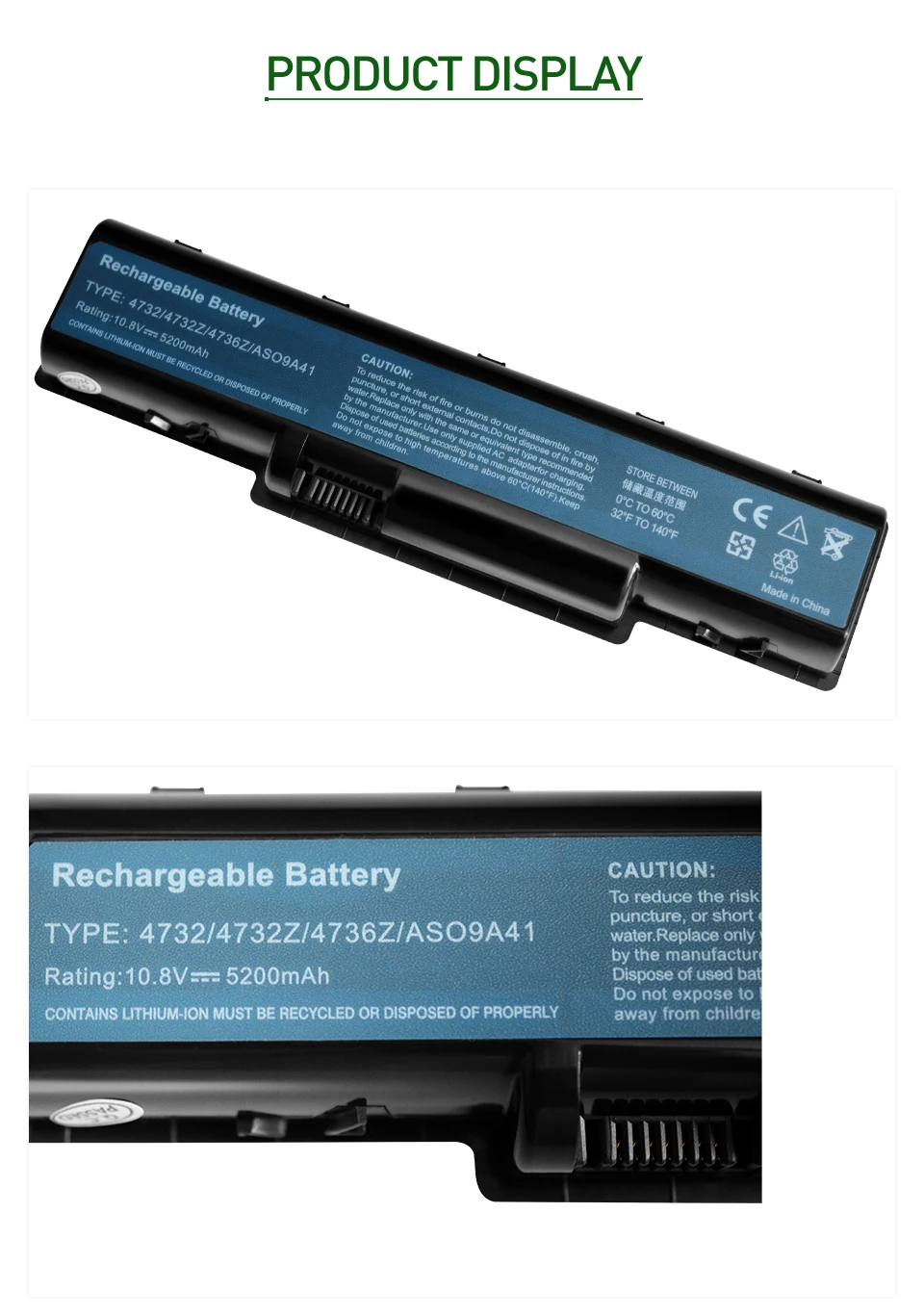 Golooloo 6 ячеек Аккумулятор для ноутбука acer AK.006BT. 025 AS09A31 AS09A36 AS09A41 AS09A51 AS09A56 AS09A61 AS09A70 AS09A71