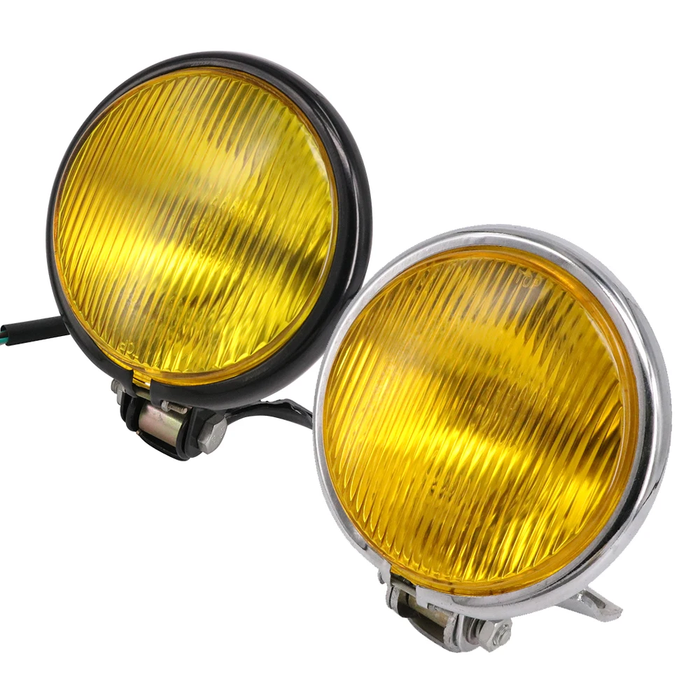 Мотоциклетные Ретро пятно Туман головной светильник фары для кафе гоночного