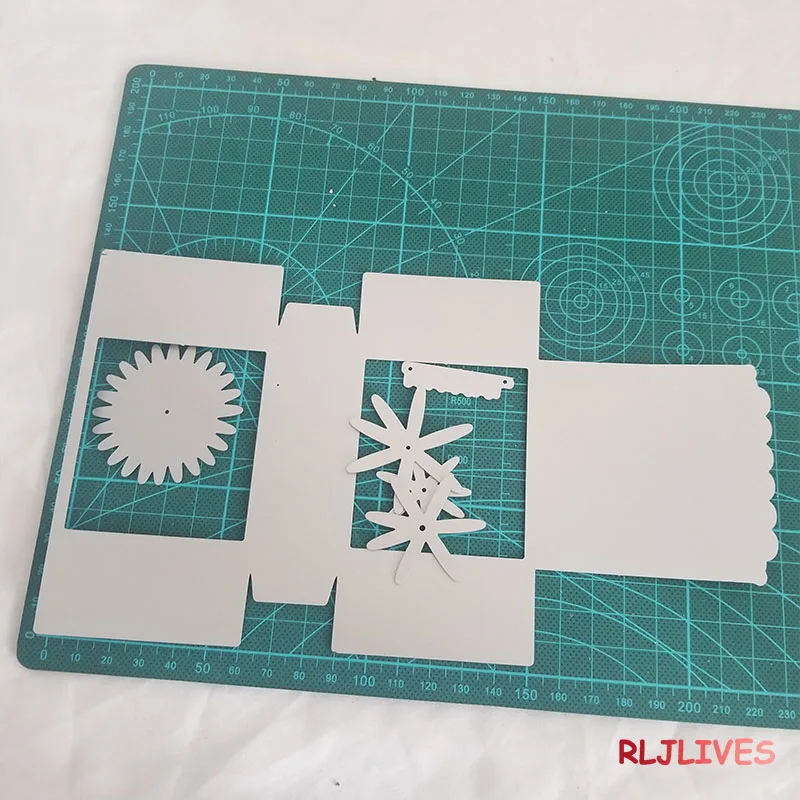

Box Metal Cutting Dies DIY Scrapbooking Card Stencil Paper Craft Handmade Album Handbook Decoration