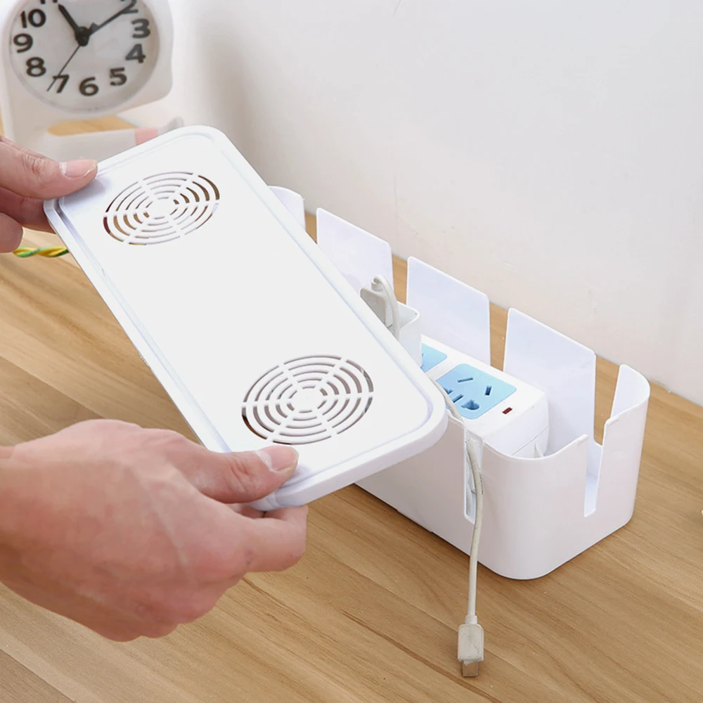 Новая настольная розетка коробка для хранения провода патч-панель фиксированная