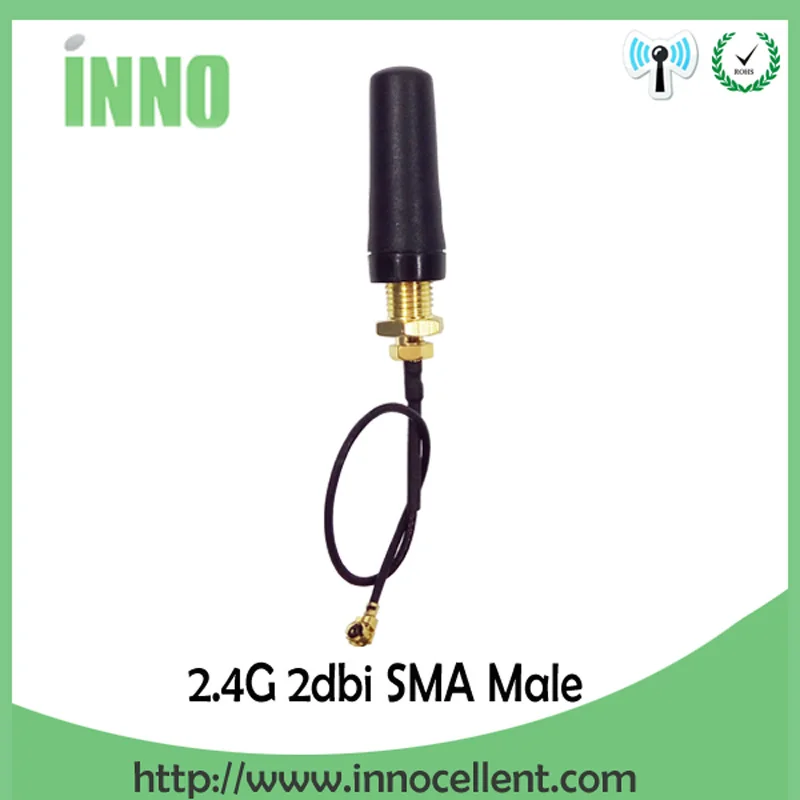 2,4 Ghz антенна SMA папа 3dbi Zigbee 2,4 ghz wifi антенна мини Антенна 2,4g+ PCI U. FL IPX к RP-SMA кабель-удлинитель