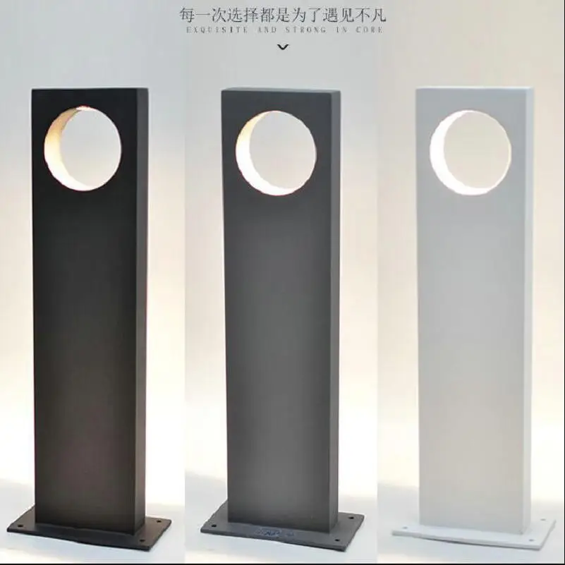 Водонепроницаемый светодиодный садовый светильник простой современный фонарь