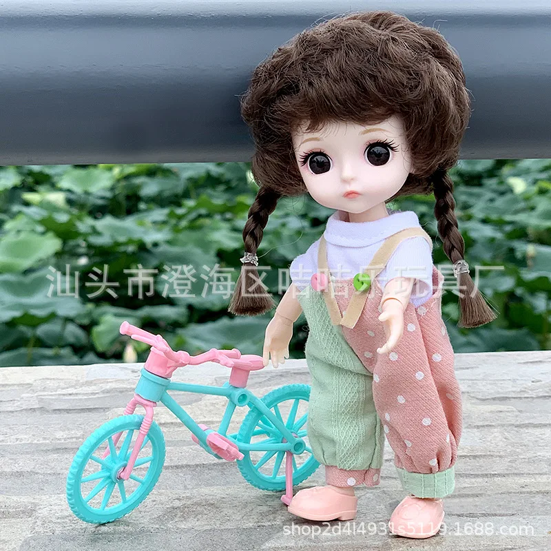 

Кукла 16 см, подвижная шарнирная игрушка для девочек, игрушки ручной работы, имитация шарнирных кукол, милый подарок, праздничный подарок на ...
