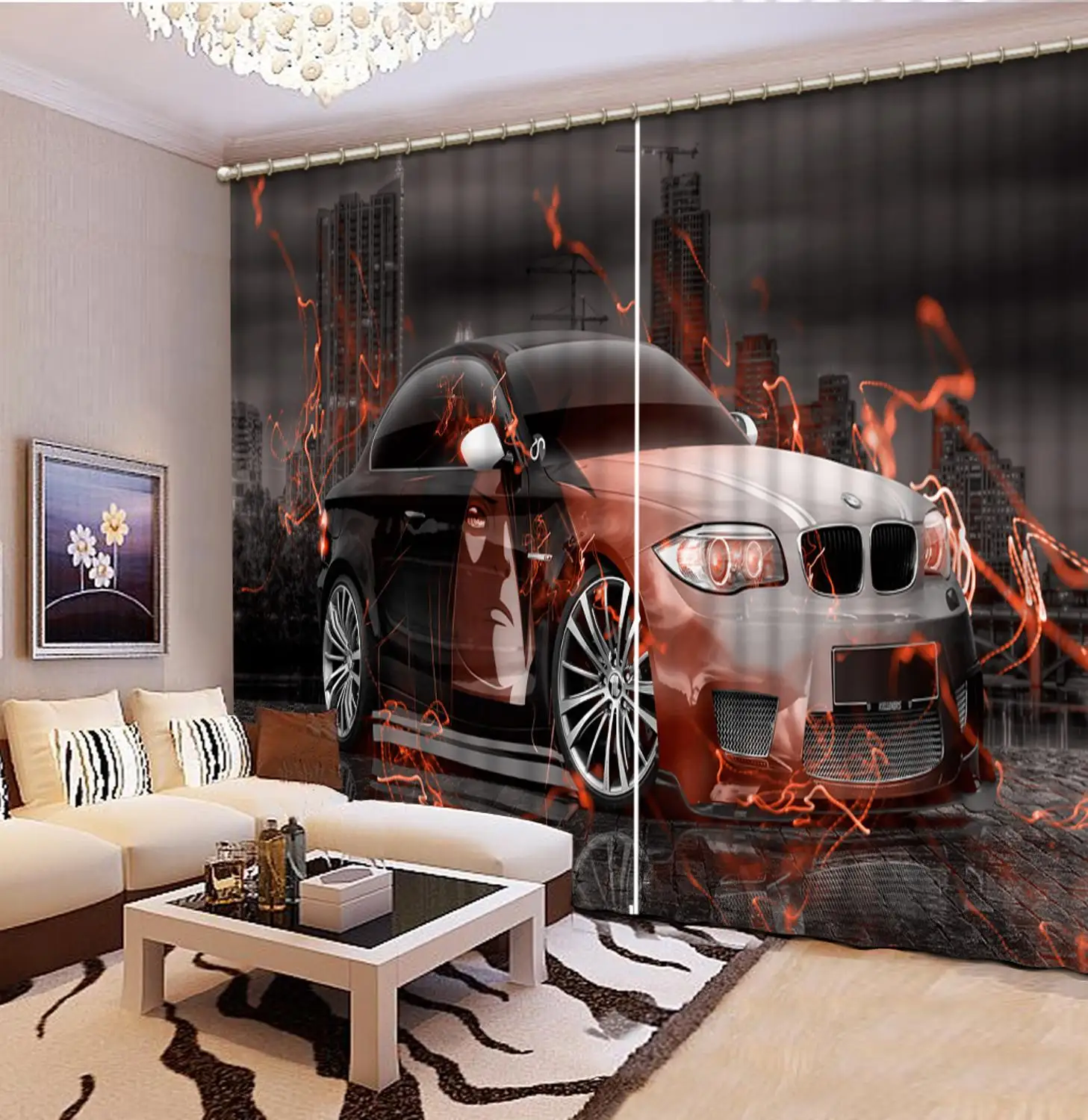 Занавески в японском стиле Детские занавески для девочек на окна гостиной