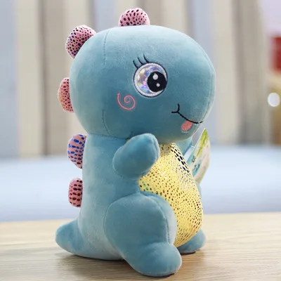 

Dinosaur Doll Plush Toys Doll Blue Pink Green T-Rex Doll Baby Pillow Boy Sleeping Birthday Gift Wholesale