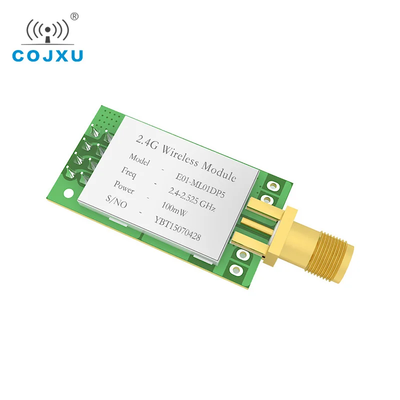 

2.4GHz nRF24L01P IoT RF Module cojxu E01-ML01DP5 Nordic nRF24L01 PA LNA 20dBm100mW 2.5km 2.4g Transceiver