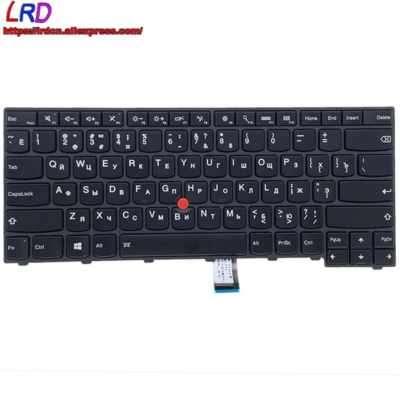 new original ru russian backlit keyboard for lenovo thinkpad t431s t440 t450 t460 t440s t450s t440p laptop 01ax333 with light free global shipping