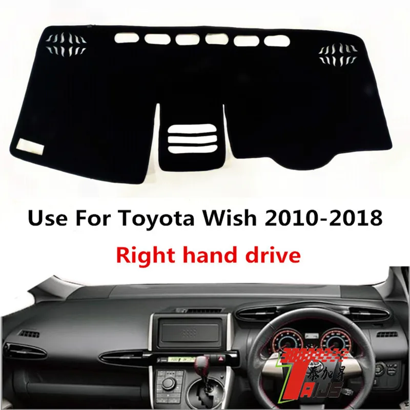 

TAIJS Factory car anti-dirty pad Polyester Fibre Car Dashboard Cover For TOYOTA Wish 2010 20112012131415161718 Right Hand drive
