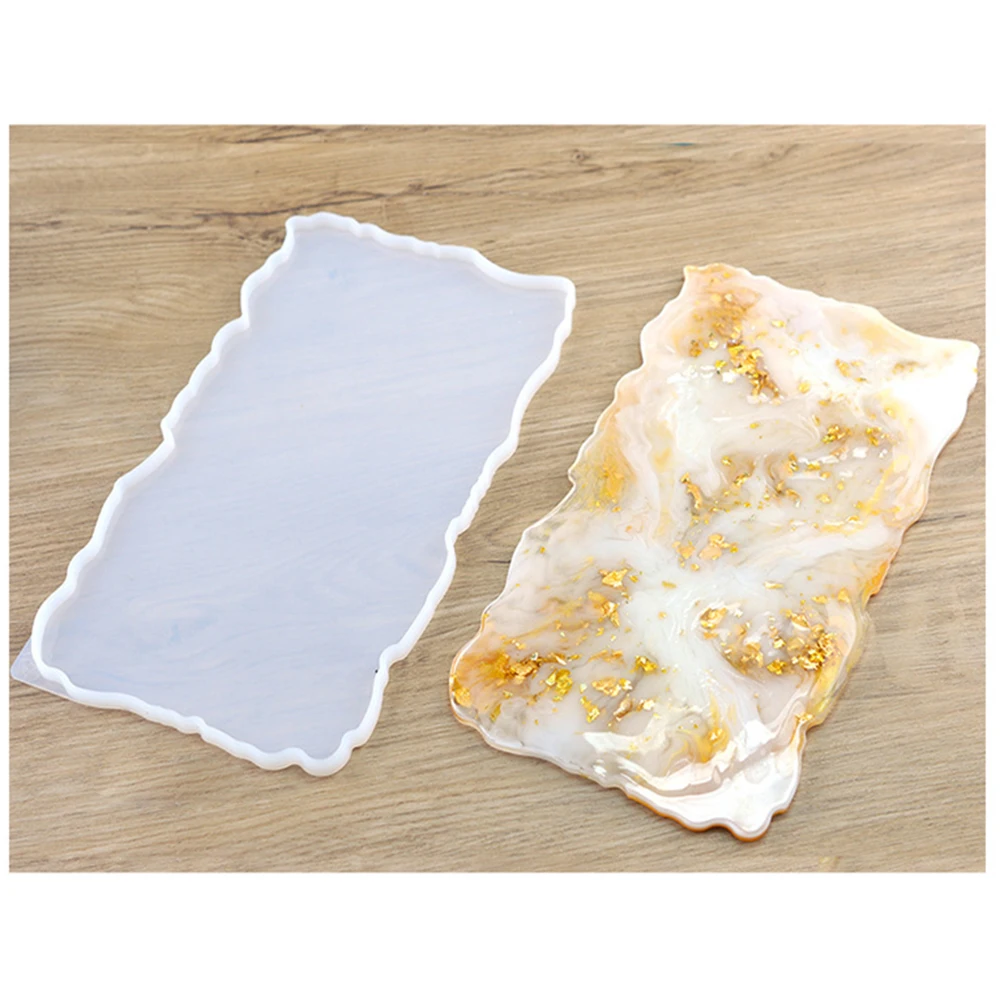 Силиконовая форма с большим лотком для творчества Необычные подставки из