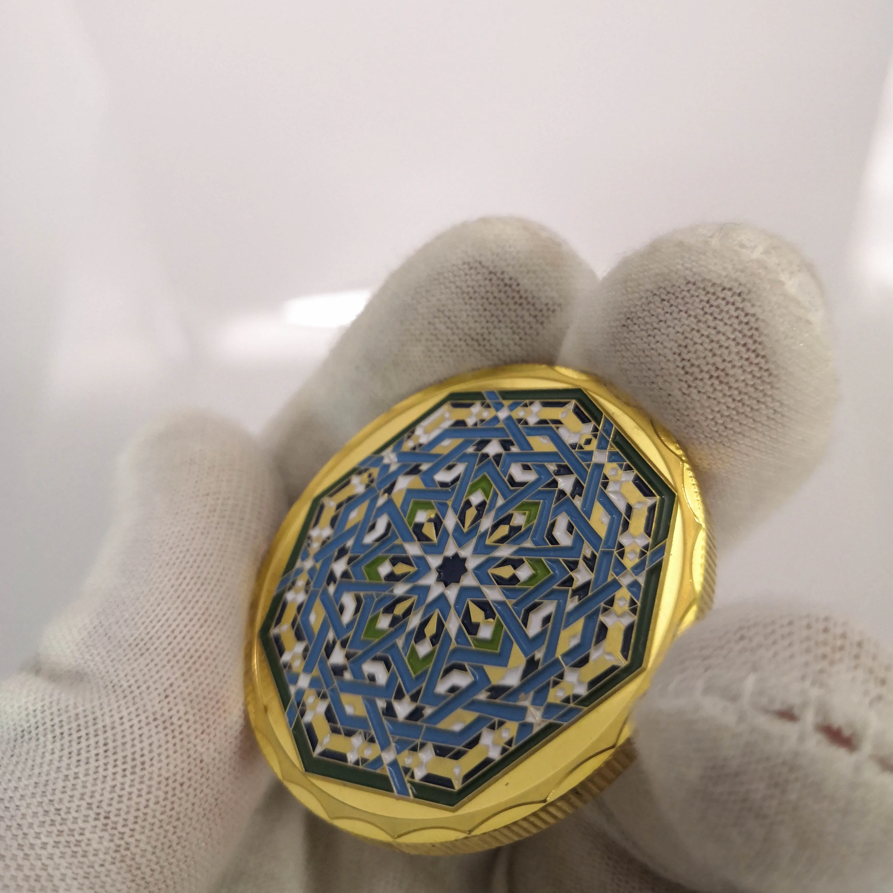 Мира мусульманский Раман кареем Золотая памятная монета арабский Рамадан