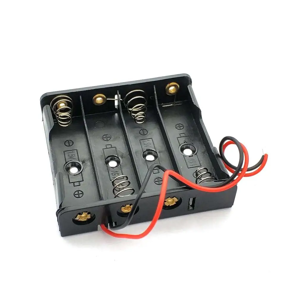 Чехол для хранения батарей AA Power пластиковый чехол с 4 отделениями высокое