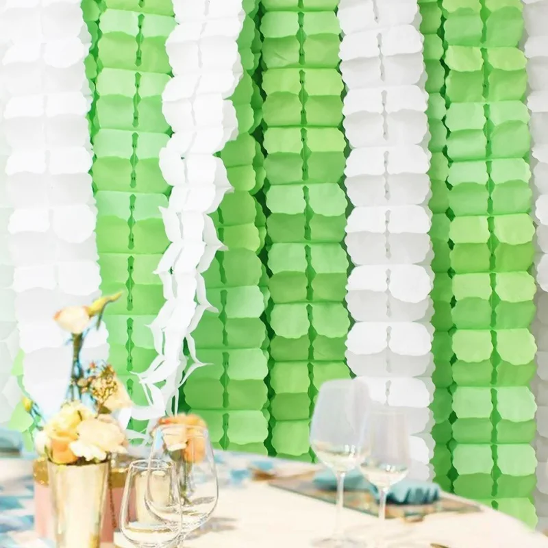 Многоразовая настенная гирлянда четырехлистная тканевая бумага цветок