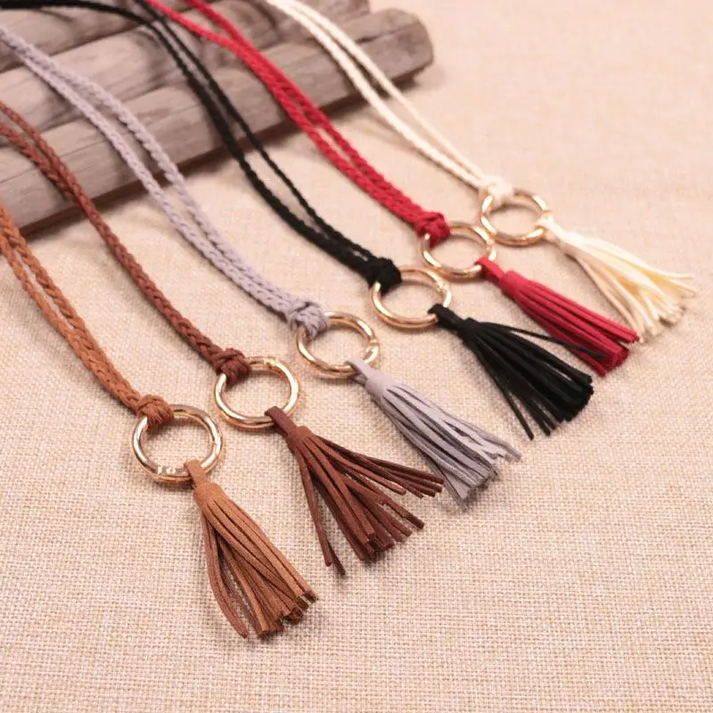 

Поясная цепочка, веревка, поясной ремень, плетеный пояс с кисточками горячая Распродажа, поясная веревка для женщин, декорированная Талия, ж...