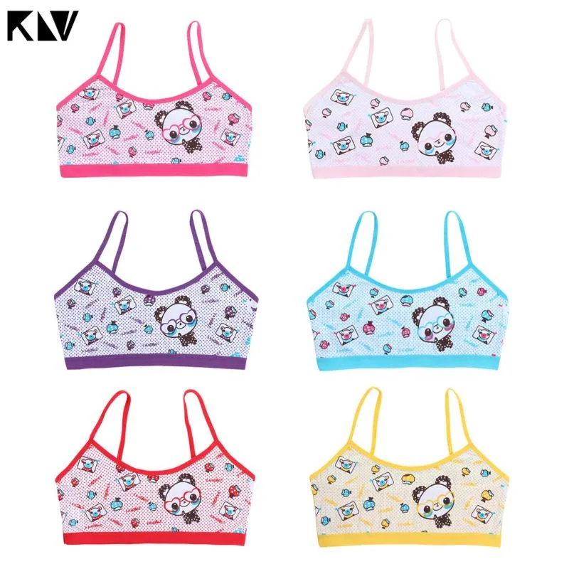 Спортивный бюстгальтер для девочек-подростков детское нижнее белье хлопковый