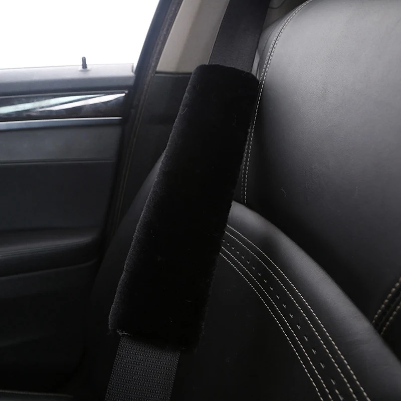 Накладки на чехол для ремня безопасности мягкие плюшевые накладки ремень