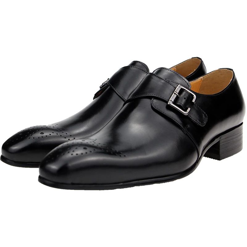 

Mens Formal Lzapatos Social Masculino Male Man Leather Wedding Dress Oxford for Office Brogue Casual Business Pointed Black Shoe