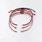 Новинка, Лидер продаж, тонкая плетеная вручную веревка 0,8 мм, декоративный Браслет сделай сам, аксессуары для ювелирных изделий, можно регулировать