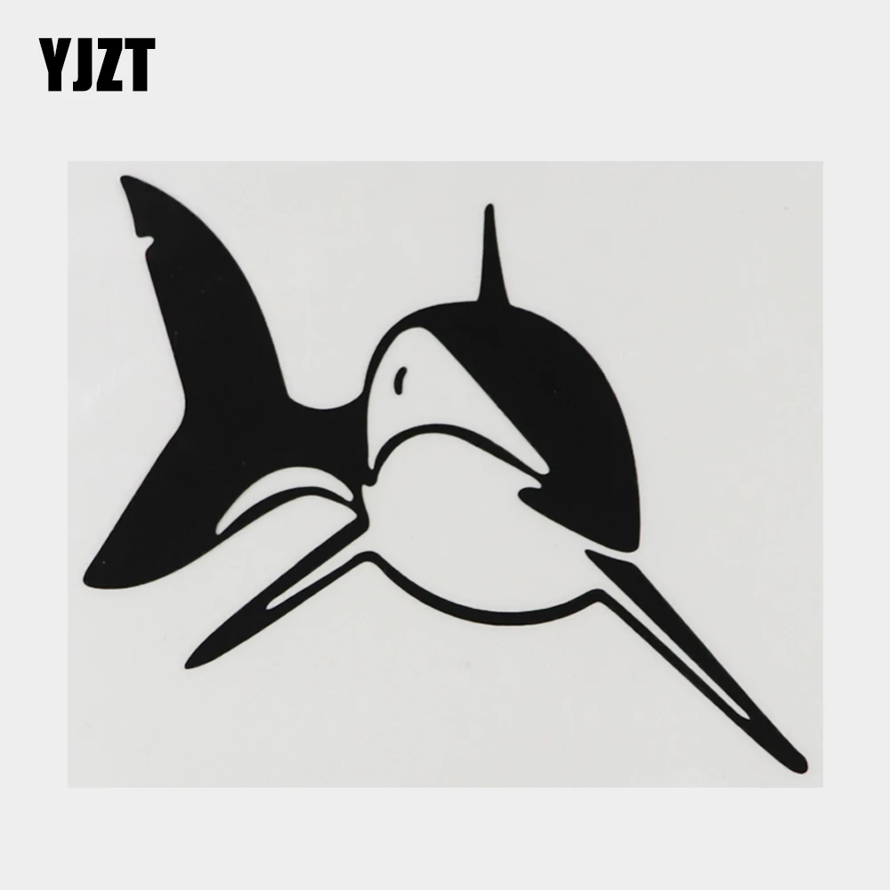 

YJZT, 13,6 см × 11,3 СМ, фотообои с изображением морских животных, черные/серебряные автомобильные наклейки, виниловые наклейки 18A-0238