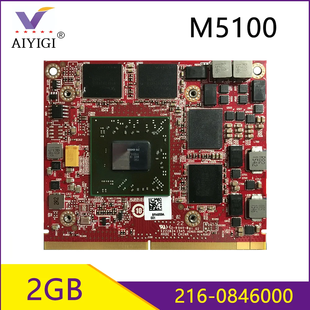 Видеокарта FirePro M5100 GDDR5 2 Гб 216 0846000 с X кронштейном для ноутбука Dell Precision M4600 M4700 M4800 100%