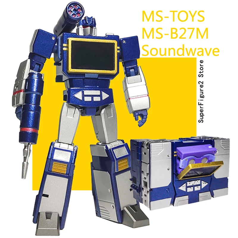 Экшн-Фигурка-трансформер игрушка Φ G1 звуковая волна с лазерной птицей ABS модель KO