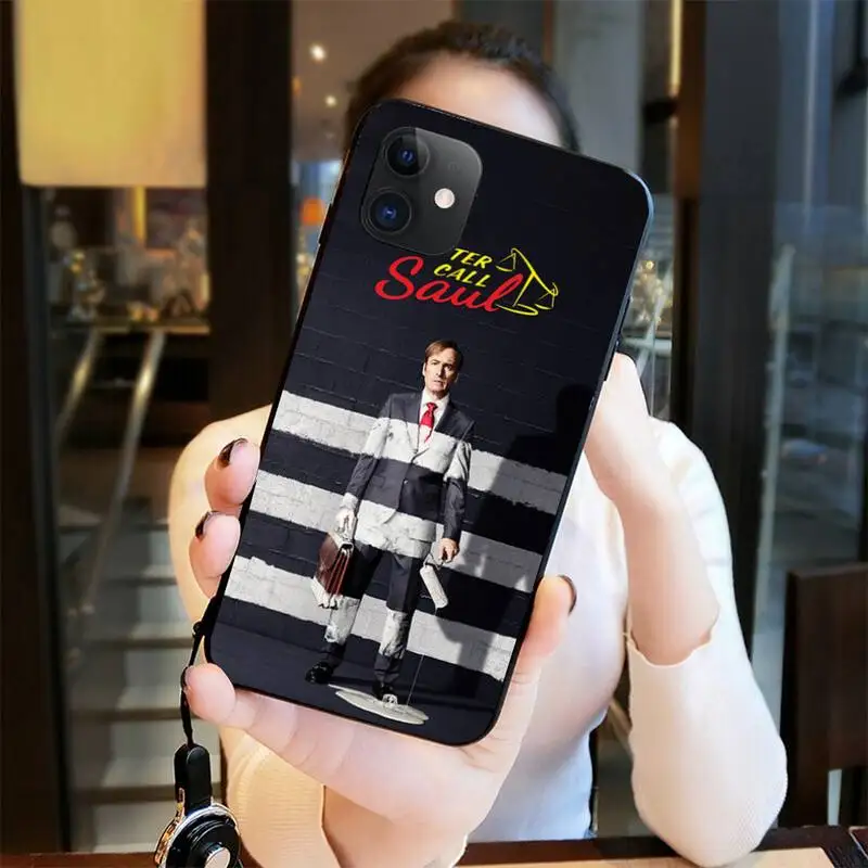 kpusagrt melhore a chamada better call saul black cell phone case for iphone 11 pro xs max 8 7 6 6s plus x 5s se 2020 xr case free global shipping
