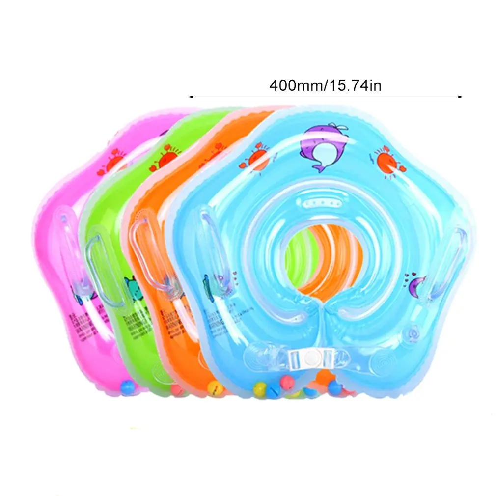 

Inflatable Baby Bath Swimming Neck Float Adjustable Safety Aids Circle Baby Swimming Neck Ring Baby Swimming Accessories