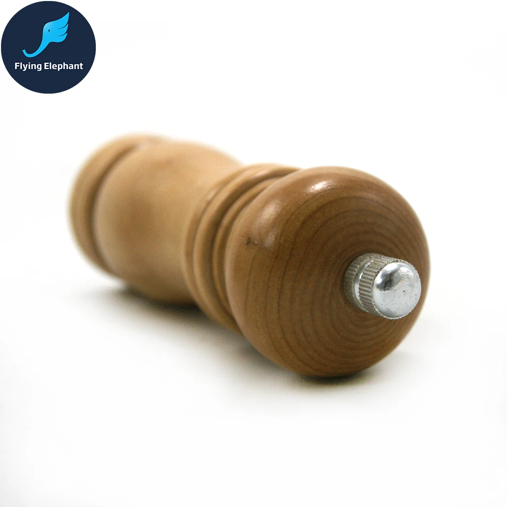 CE мельница деревянная ручная для соли коричневый черный перец белая морская соль