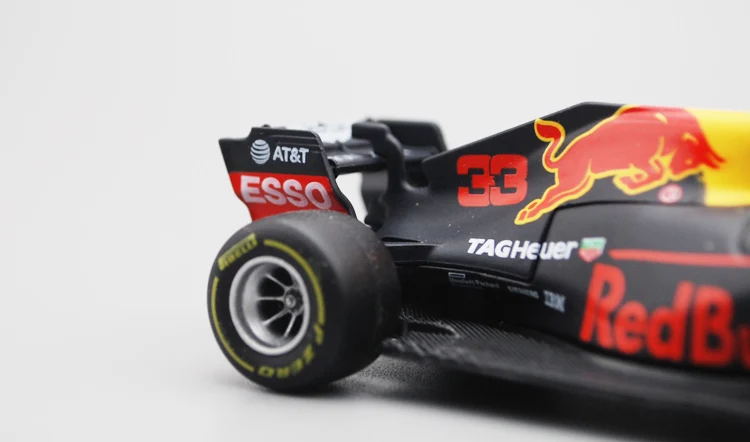 Bburago 1/43 1:43 2018 RB14 Red Bull Verstappen No33 F1 формула 1 гоночный автомобиль литой Дисплей Модель