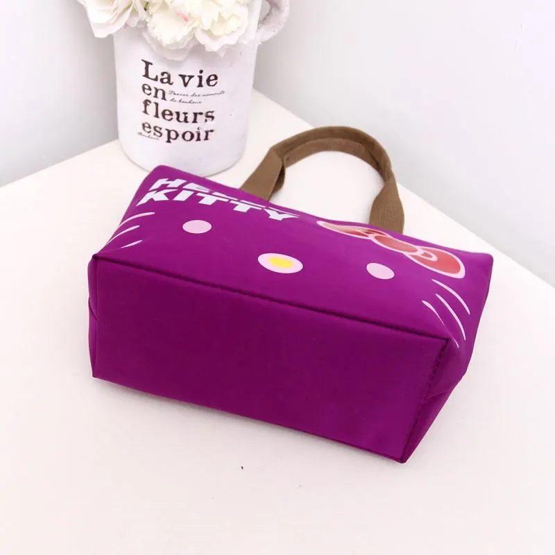 Милая сумка для ланча с рисунком HELLO KITTY теплая обеда изображением слона тоут еды
