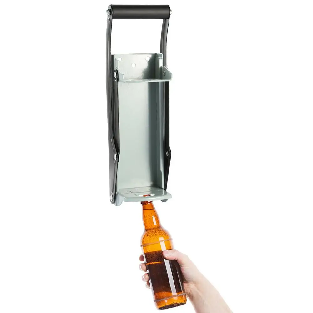 Горячая 500 мл большая пивная Жестяная Банка дробилка настенный инструмент для