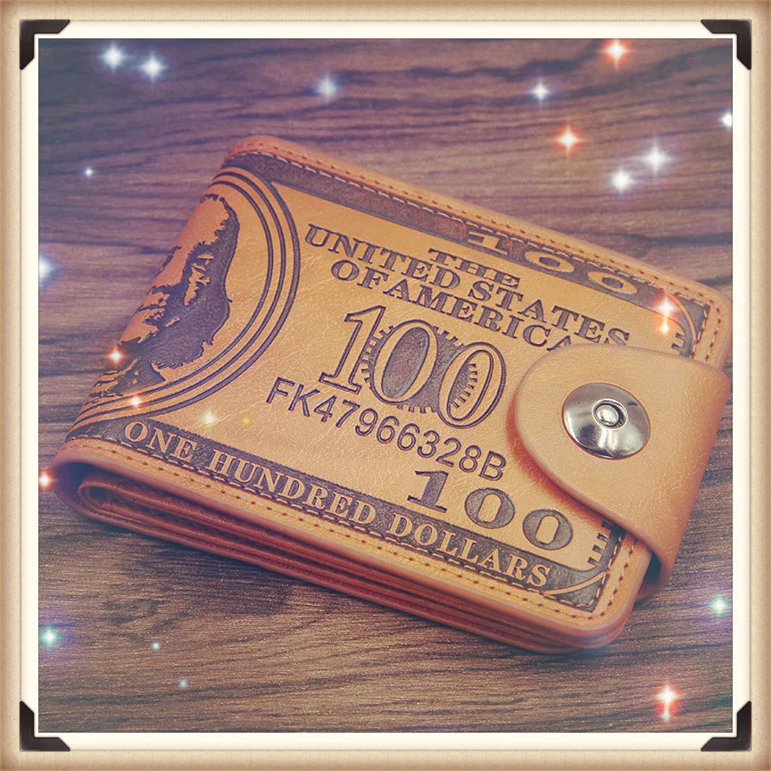 Новинка 2019 зимний мужской кошелек модный с логотипом в виде доллара из