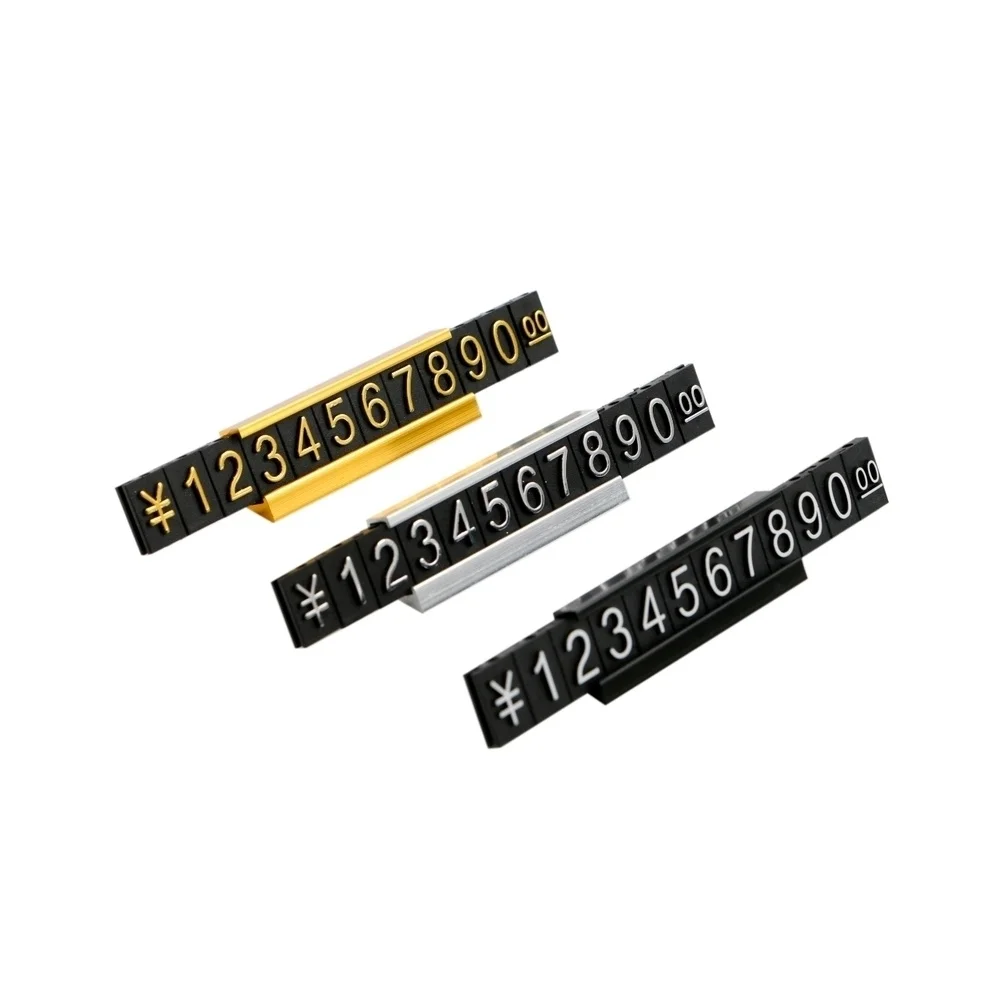 20 комплектов цена дисплей счетчик стойка бирка Регулируемый Номер буква база куб