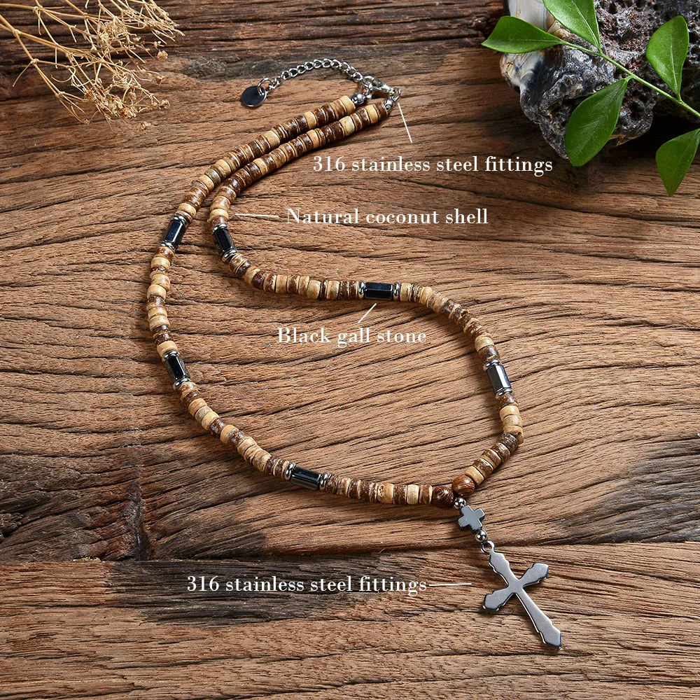 Черные матовые бусины из натурального камня натуральная Кокосовая ракушка