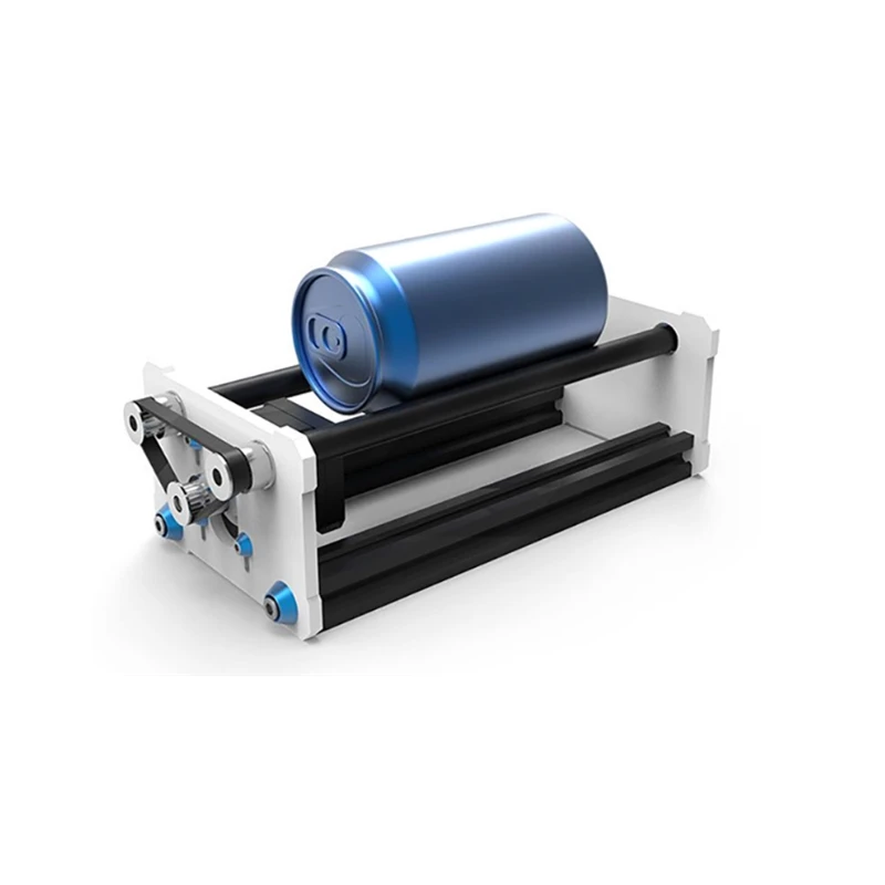 Universal two rollers cylinder desktop mini CNC router laser engraving machines rotary axis tools wine bottle or cup |