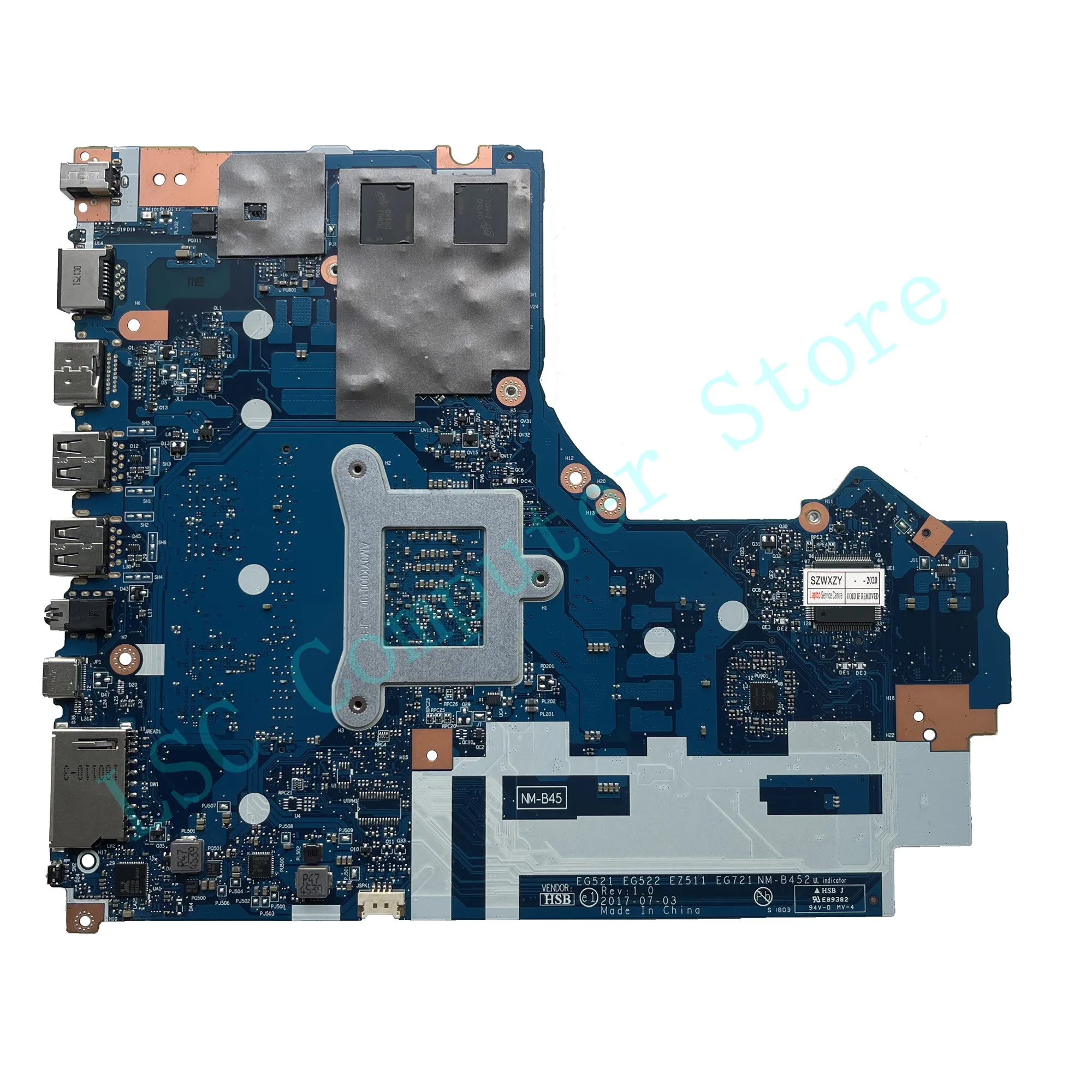 Материнская плата LSC восстановленная для ноутбука Lenovo Ideapad 320-15IKB 520-15IKB с