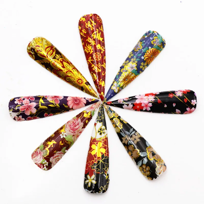 8 рулонов/набор декоративные наклейки для ногтей | Красота и здоровье