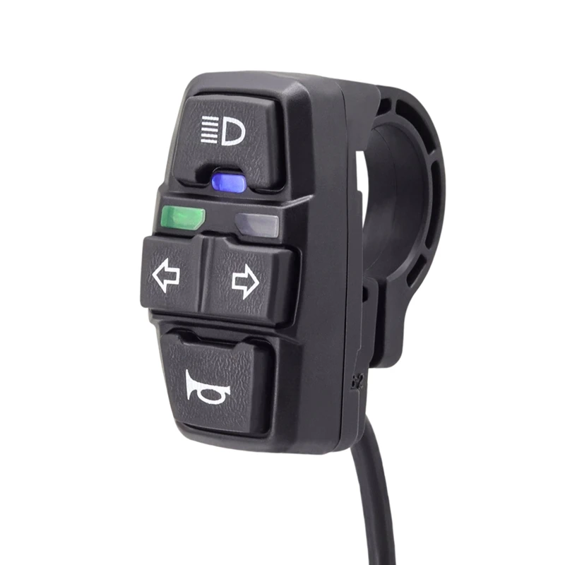 

Ebike Light Switch+Horn and Turning Light Switch Scooters Electric Bicycle Intelligent Mountain Bike DIy Accessories