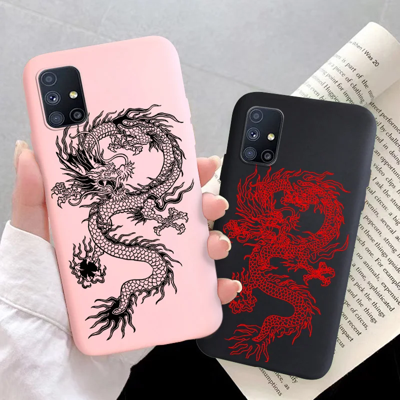 

For Samsung M51 M31S M30s M21 M10 M20 M01 A01 Core Dragon Phone Case For Samsung J2 J3 J4 J5 J6 J7 J8 Core Prime Pro Soft Cover