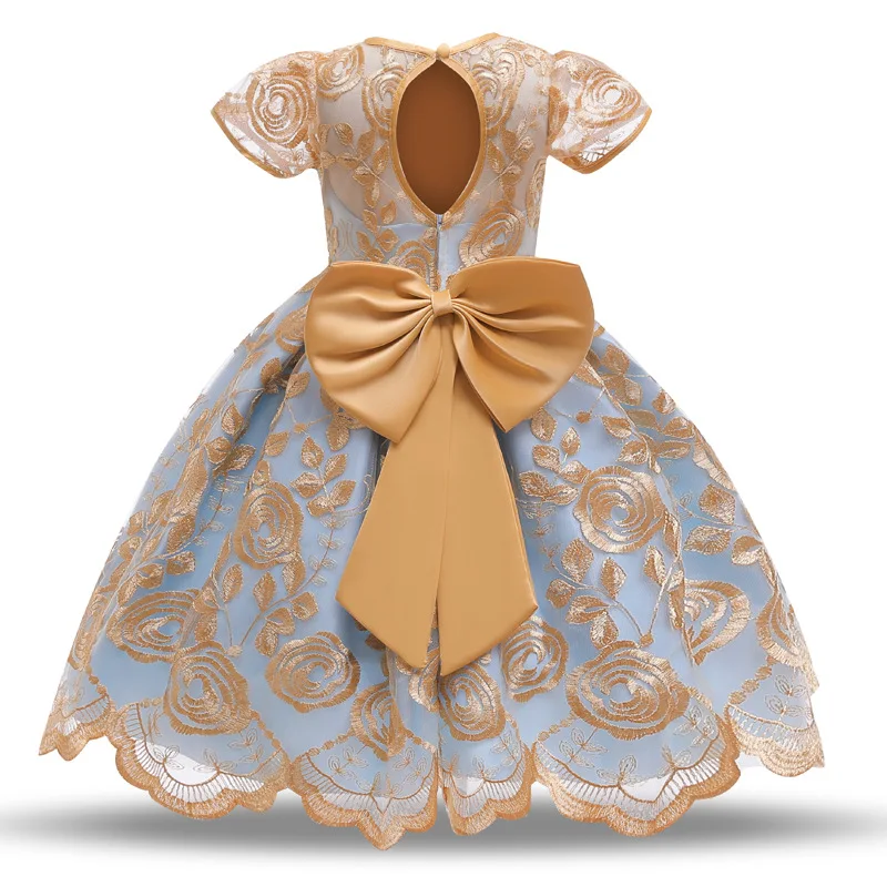 Детское платье для сцены принцессы девочек маленьких Вечерние Платья с