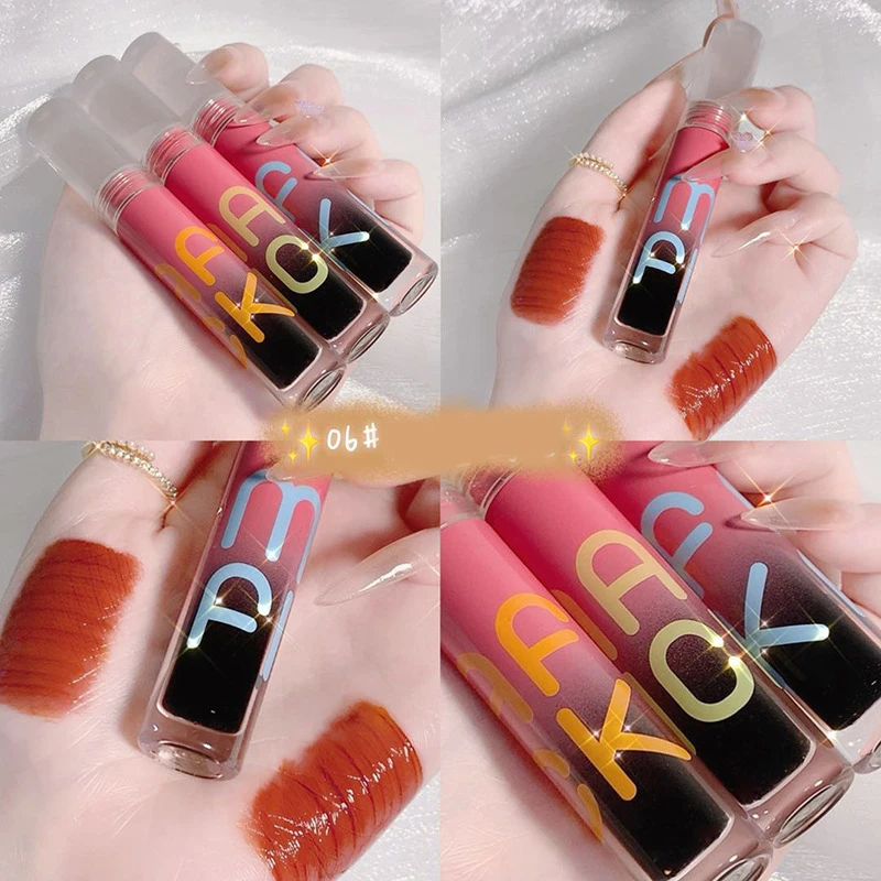 

Velvet Lipstick Vivid Colour Non-Stick Cup Long Lasting Lip Glosses for Women Girl SOYW889
