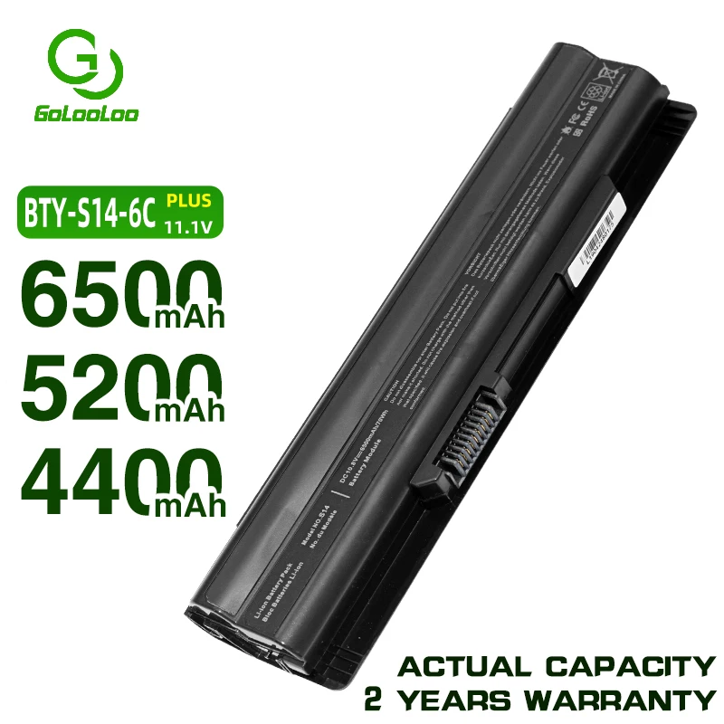 Golooloo 4400 мА/ч батарея для MSI BTY S14 S15 CR650 CX650 FR700 FR400 FR610 FR600 FR620 GE70 GE60 FX420 FX600 FX603|battery