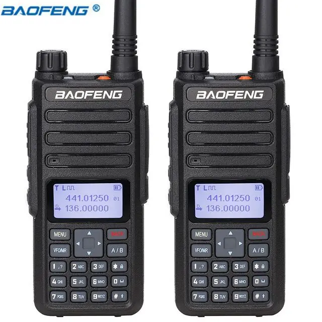 2 шт Baofeng DM 1801 цифровой иди и болтай Walkie Talkie “иди Tier I II Слот VHF/UHF Dual Band ретранслятор