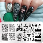 Трафареты PICT YOU для ногтевого дизайна на Хэллоуин, трафареты для ногтевого дизайна