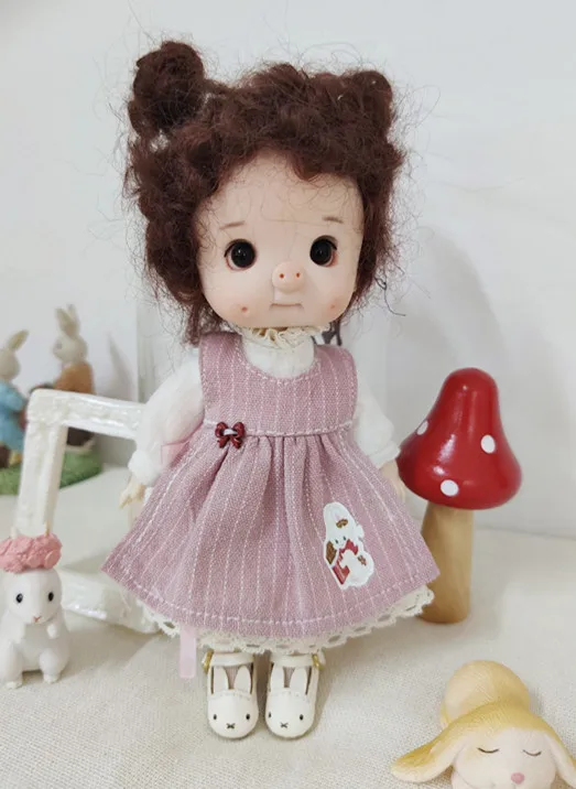 

Cartoon Pictures Cute Dress Ob11 Clothes Lace Skirt Suit 16cm Doll Obitsiu 11 Clothes GSC YMY P9 Universal Accessory