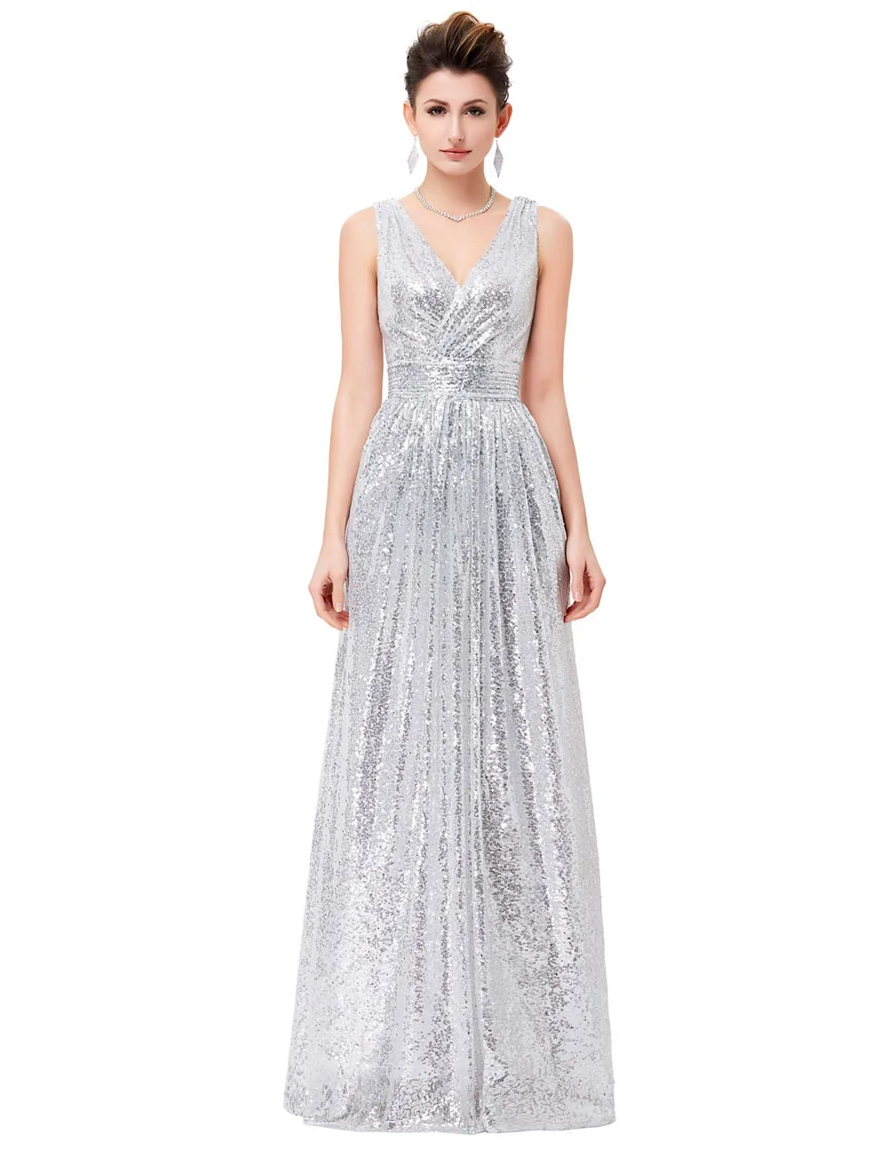 2019 винтажное популярное сексуальное ТРАПЕЦИЕВИДНОЕ ПЛАТЬЕ С V-образным вырезом