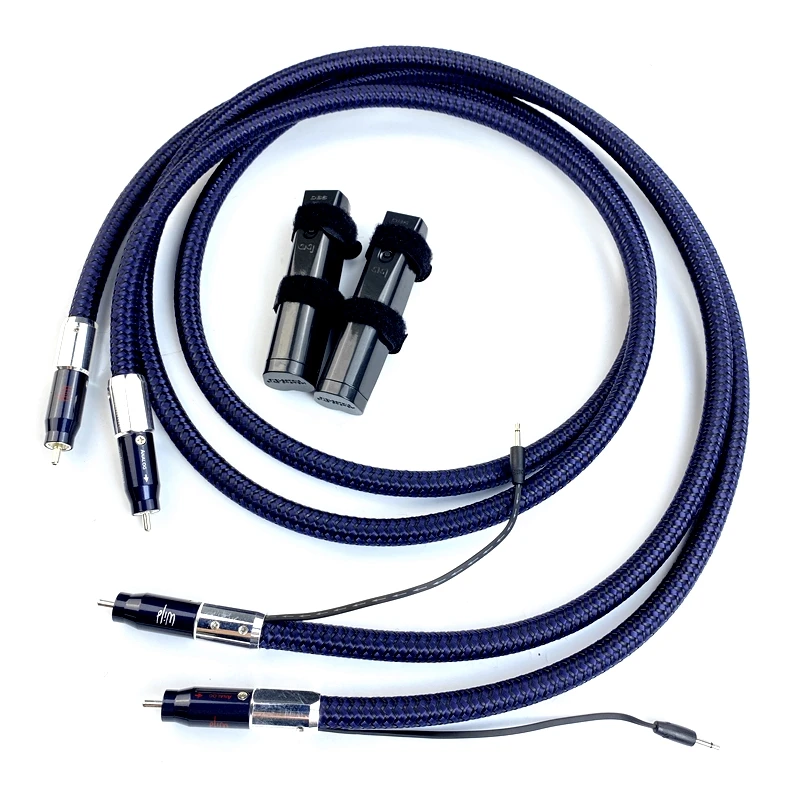 Аудиофил дикий RCA кабель PPS Серебряный HiFi аудио с 72V DBS|Кабели VGA| |