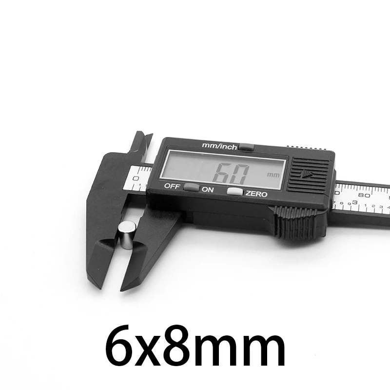 10-150 шт. мощные неодимовые магниты 6x8 мм