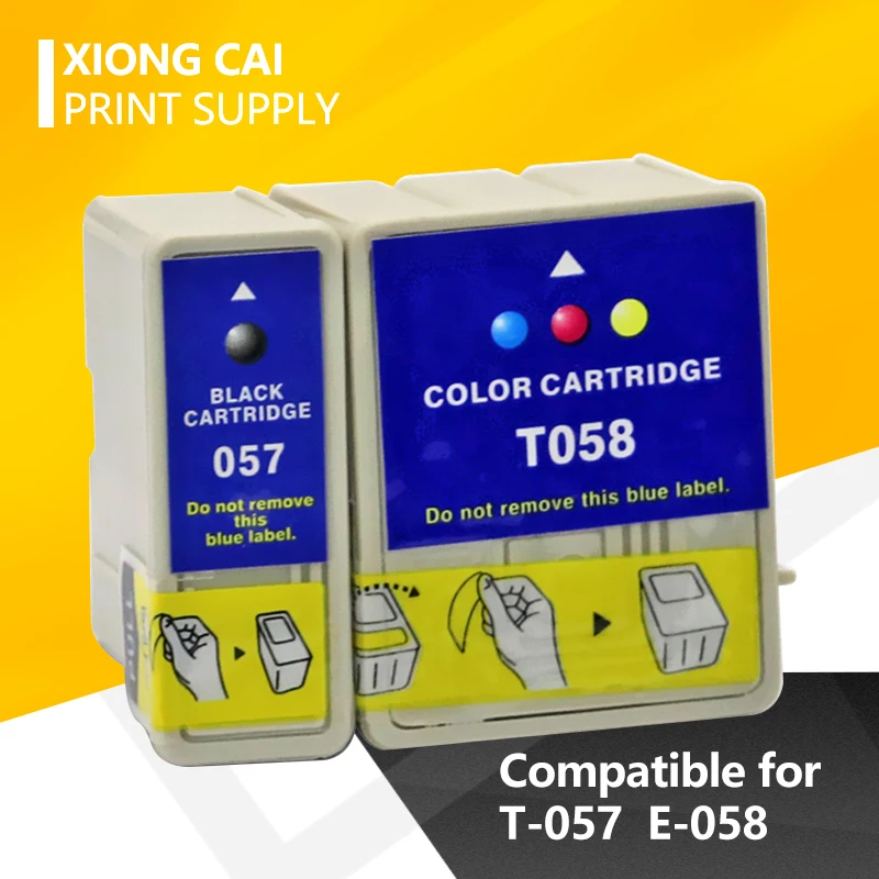 

Compatible for Epson T057 T058 T-057 T-058 Compatible Ink Cartridge for Epson ME1,ME100,ME1 Compatible model for T 057 058